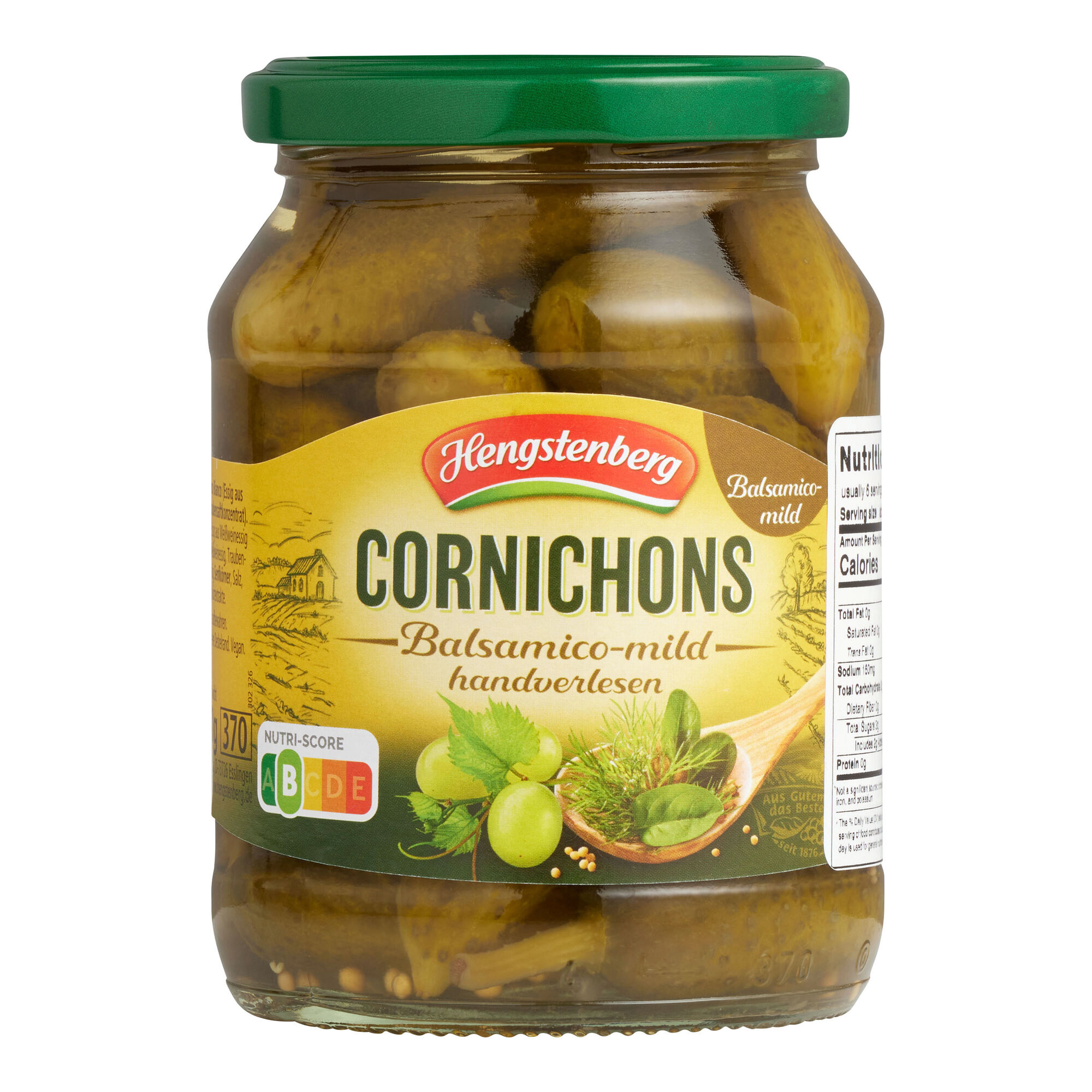Hengstenberg Cornichons in Balsamic Vinegar